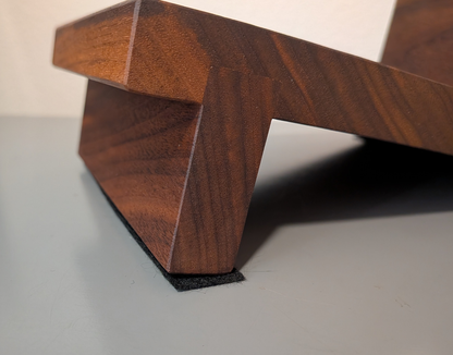Handcrafted Solid Wood CD Holder: Artistic Music Rack, Audiophile Storage