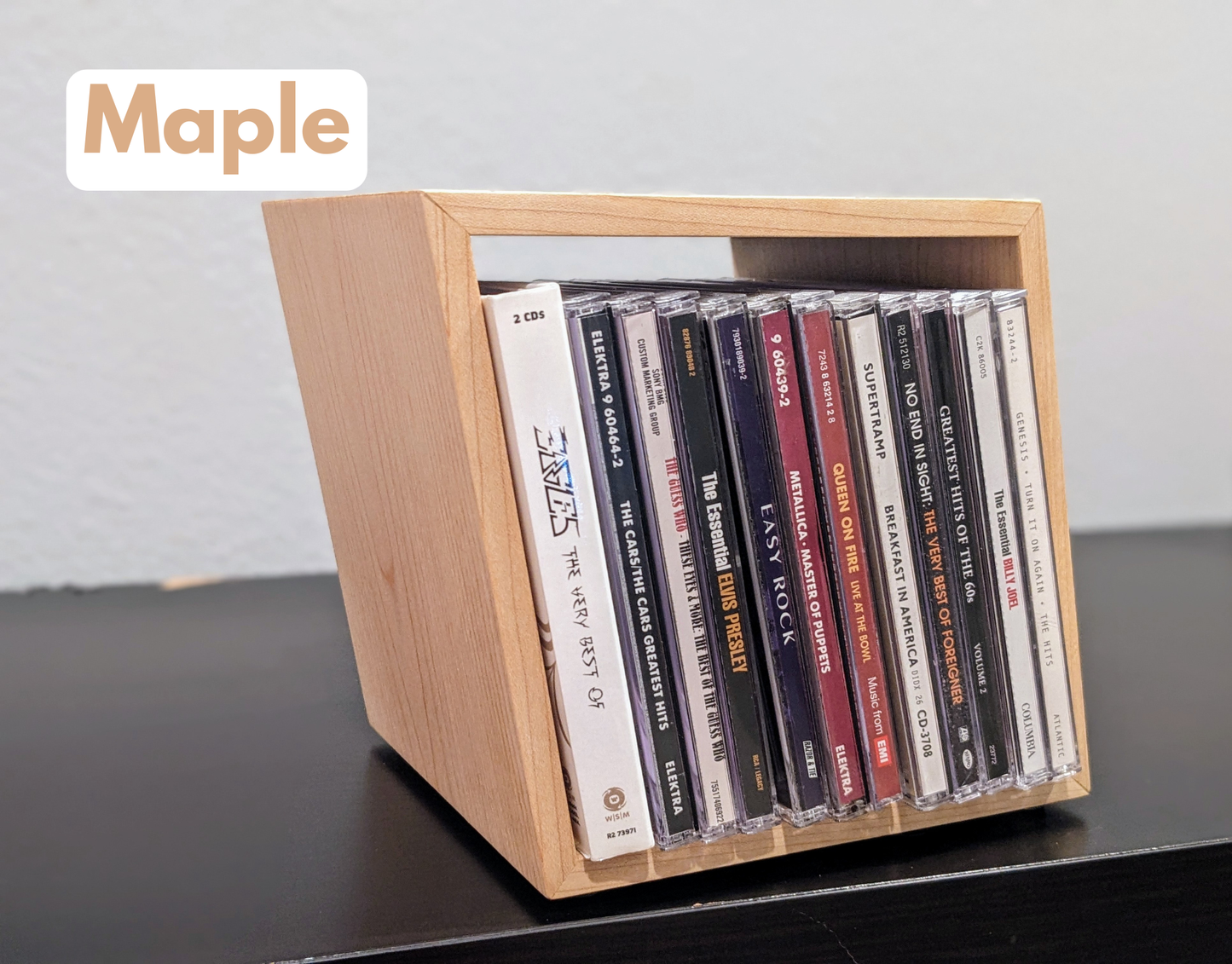 Handmade Artistic Slanted CD Holder