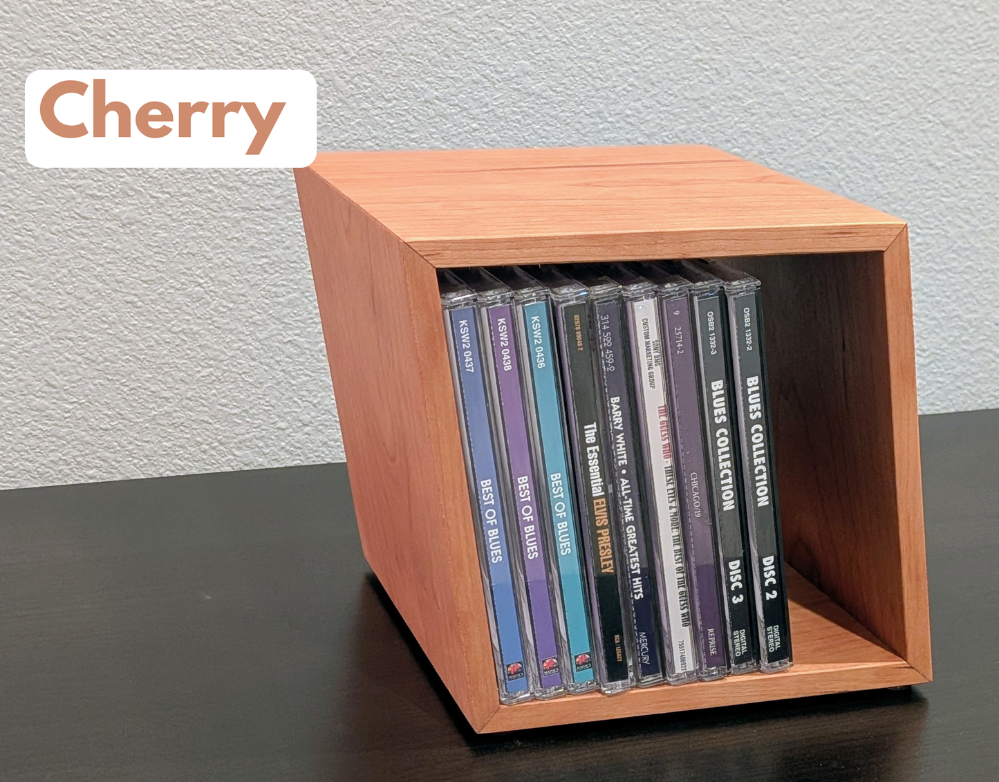 Handmade Artistic Slanted CD Holder