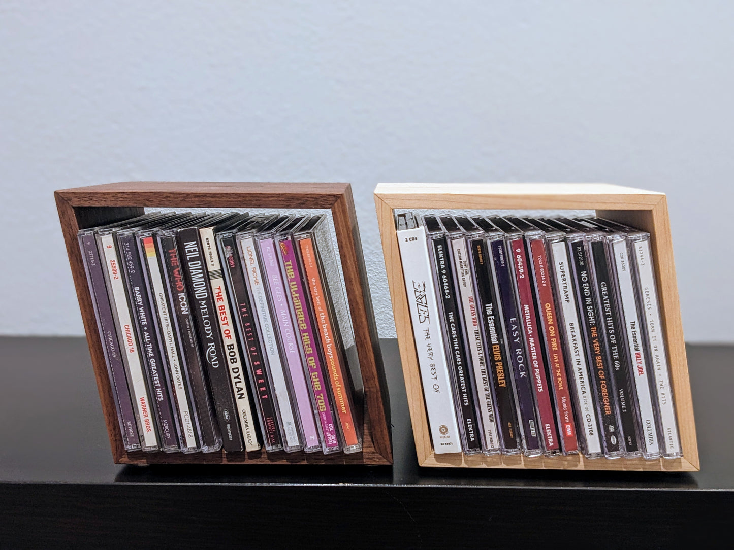Handmade Artistic Slanted CD Holder