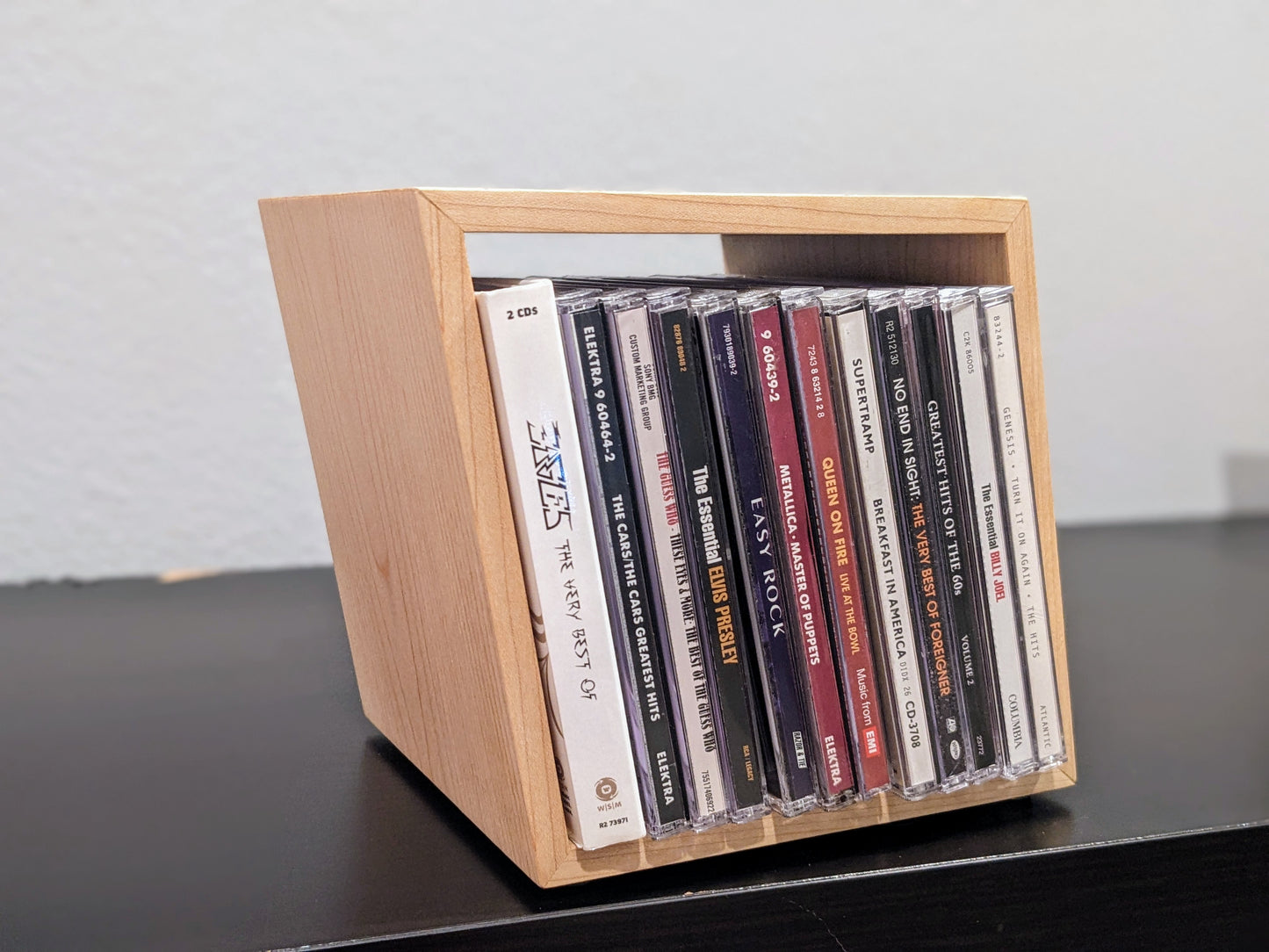 Handmade Artistic Slanted CD Holder