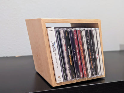Handmade Artistic Slanted CD Holder