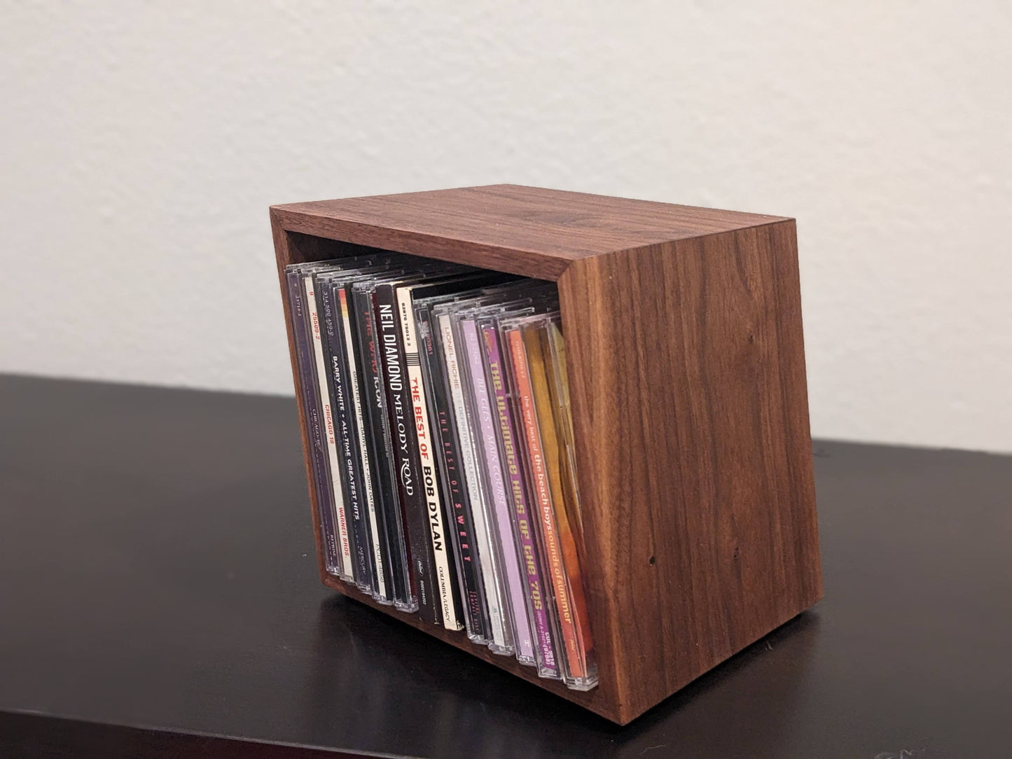 Handmade Artistic Slanted CD Holder