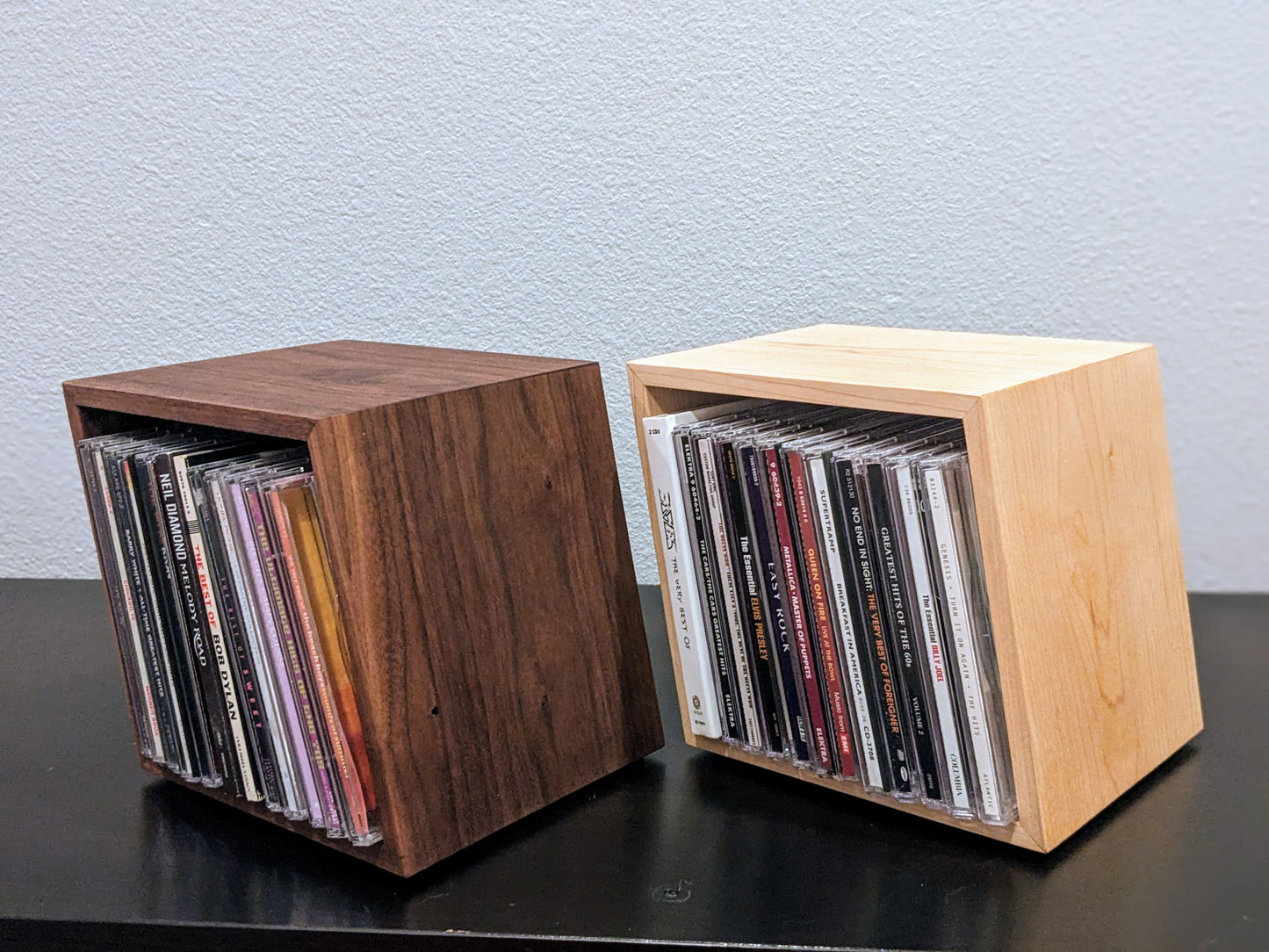 Handmade Artistic Slanted CD Holder