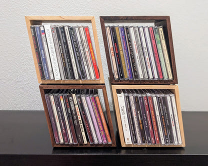 Handmade Artistic Slanted CD Holder