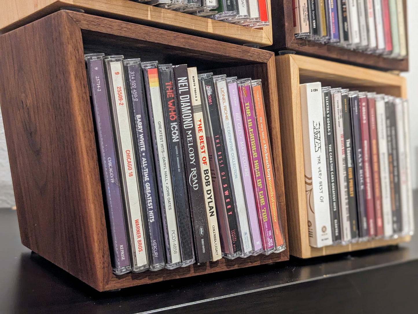 Handmade Artistic Slanted CD Holder