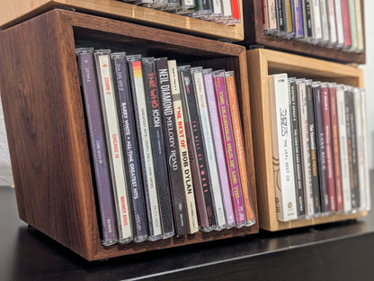 Handmade Artistic Slanted CD Holder