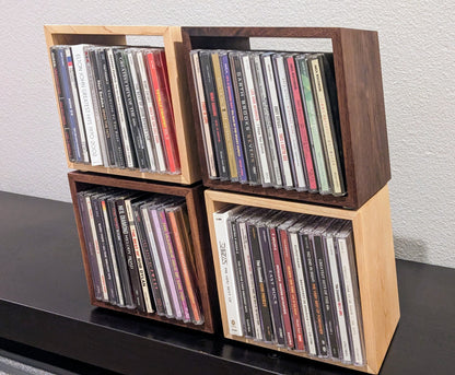 Handmade Artistic Slanted CD Holder