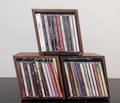 Handmade Artistic Slanted CD Holder