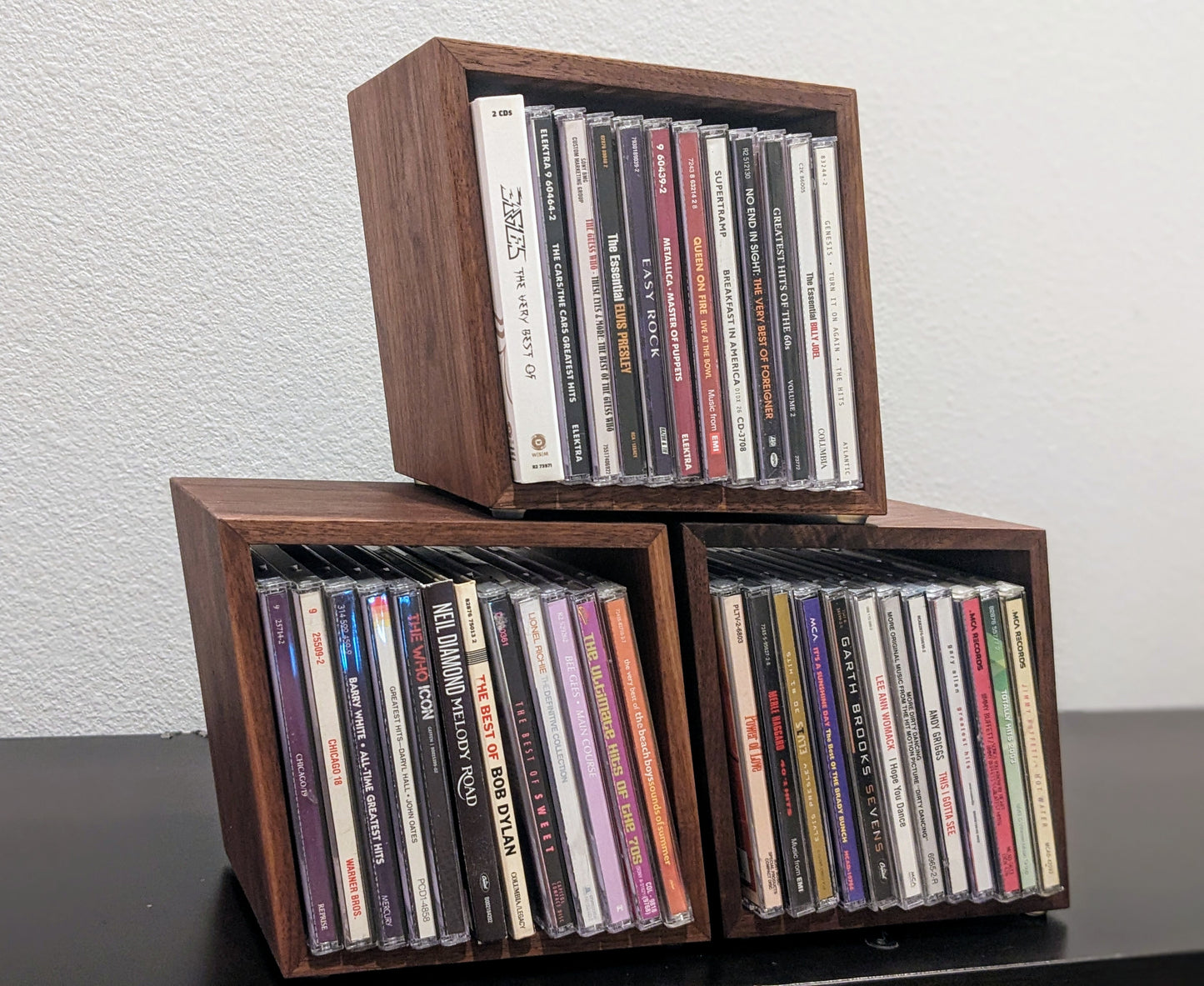 Handmade Artistic Slanted CD Holder