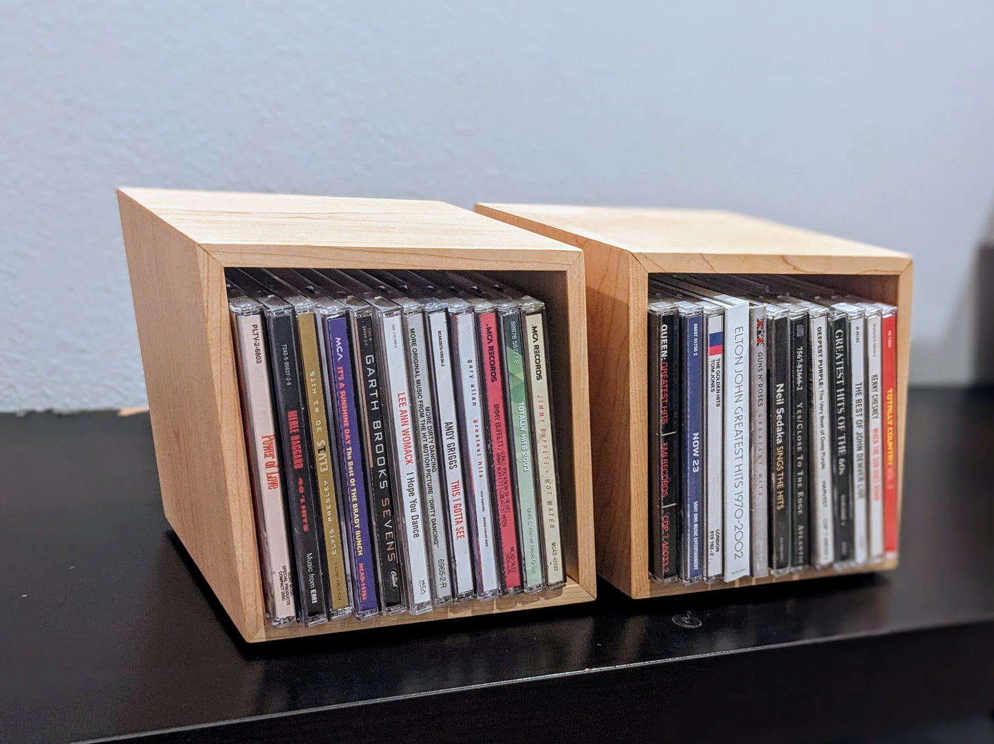 Handmade Artistic Slanted CD Holder