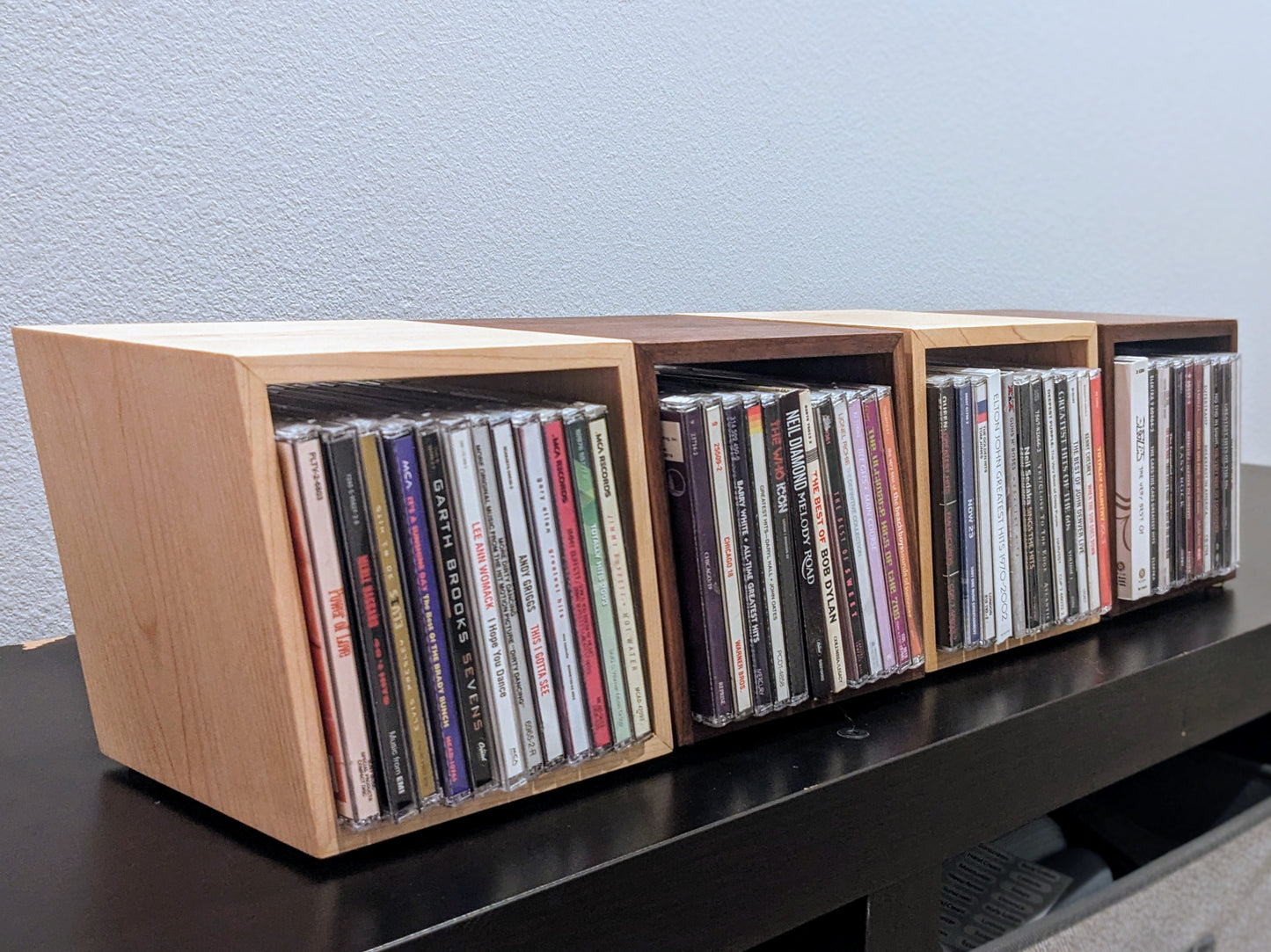 Handmade Artistic Slanted CD Holder