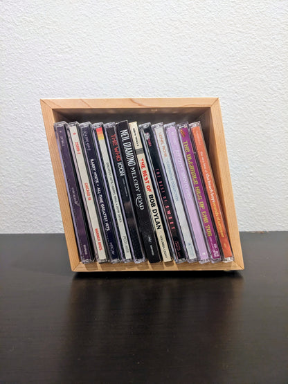 Handmade Artistic Slanted CD Holder