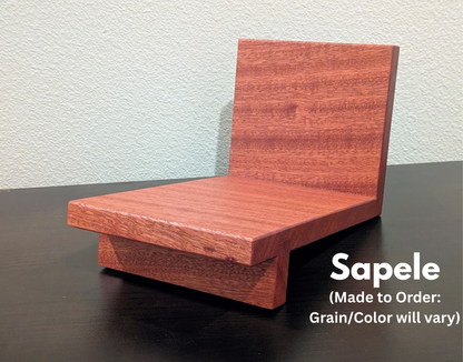 Handcrafted Solid Wood CD Holder: Artistic Music Rack, Audiophile Storage
