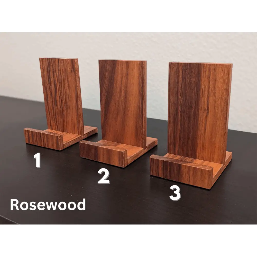 Handpick - Exotic Wood Vinyl Record Now Playing Stands - Rosewood / 1 - Exotic