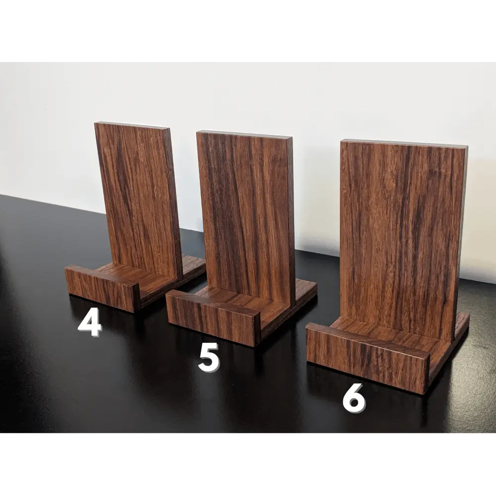 Handpick - Rosewood Vinyl Record Stands - Rosewood / 4 - Exotic