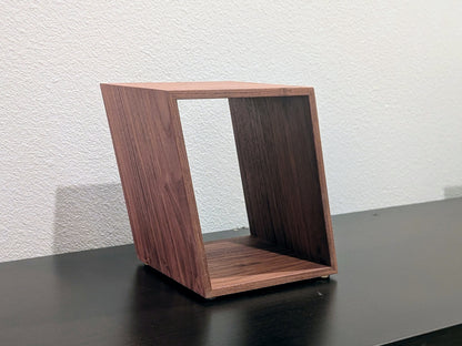 Blu-ray or DVD Storage Stand – Wooden Blu-ray DVD Organizer, Steelbook Holder, Tabletop Movie Display Rack, Minimalist Media Storage