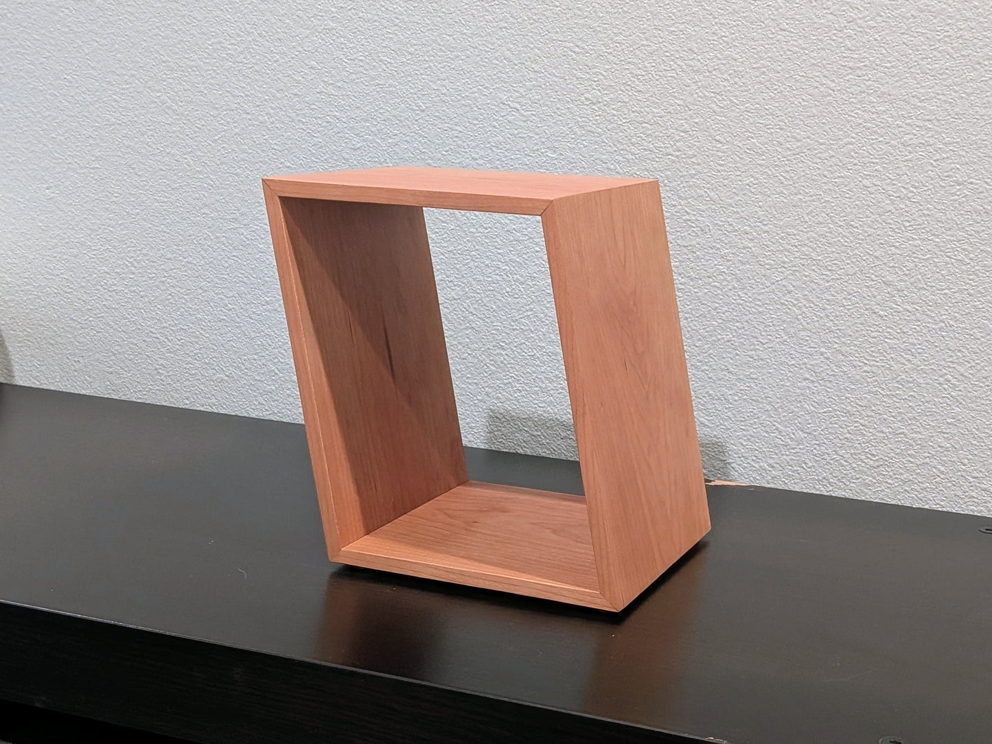 Blu-ray or DVD Storage Stand – Wooden Blu-ray DVD Organizer, Steelbook Holder, Tabletop Movie Display Rack, Minimalist Media Storage