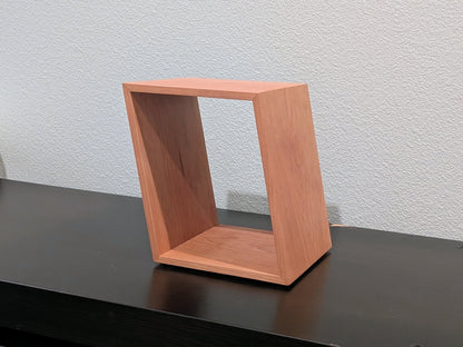 Blu-ray or DVD Storage Stand – Wooden Blu-ray DVD Organizer, Steelbook Holder, Tabletop Movie Display Rack, Minimalist Media Storage