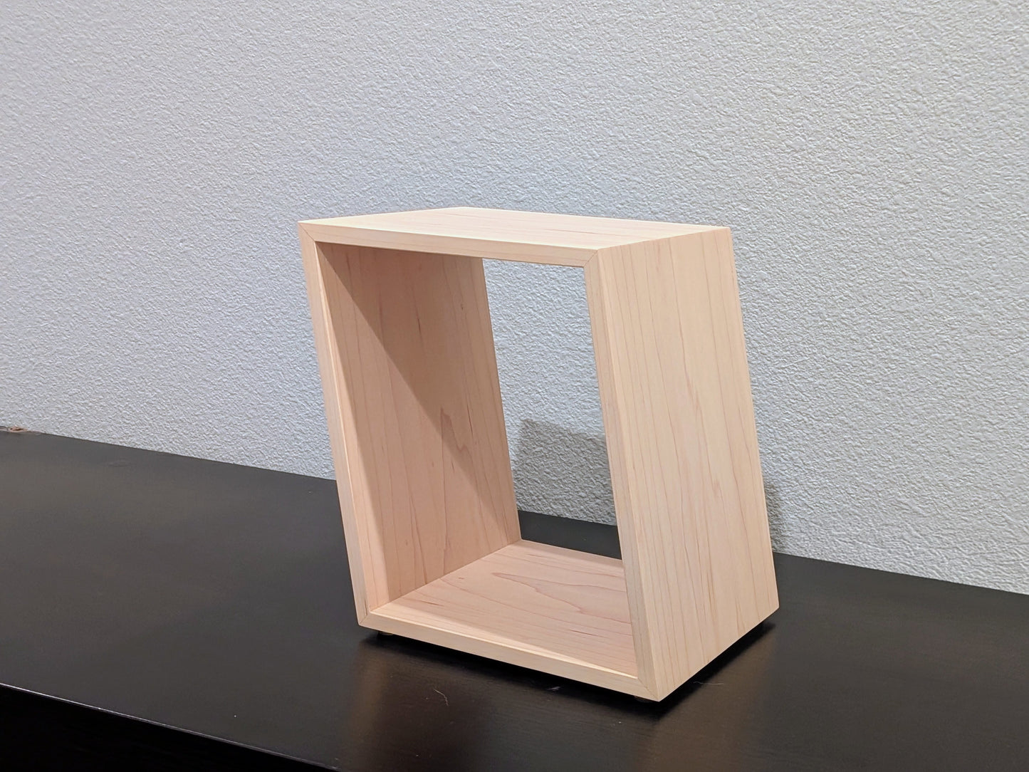 Blu-ray or DVD Storage Stand – Wooden Blu-ray DVD Organizer, Steelbook Holder, Tabletop Movie Display Rack, Minimalist Media Storage