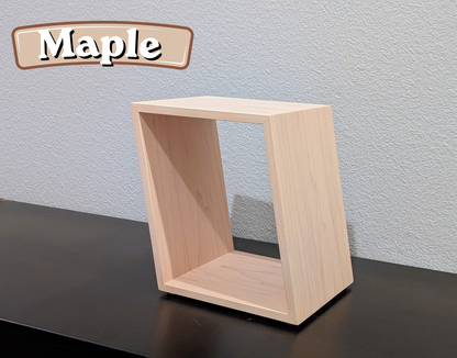 Blu-ray or DVD Storage Stand – Wooden Blu-ray DVD Organizer, Steelbook Holder, Tabletop Movie Display Rack, Minimalist Media Storage